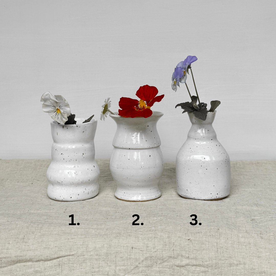 Bud Vases (White)