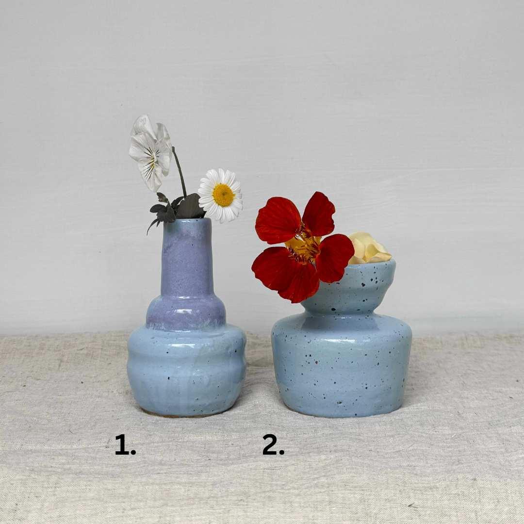 Bud Vases (Blue/Purple)