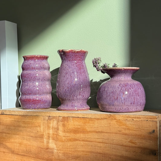 Bud Vases in Autumn Berry