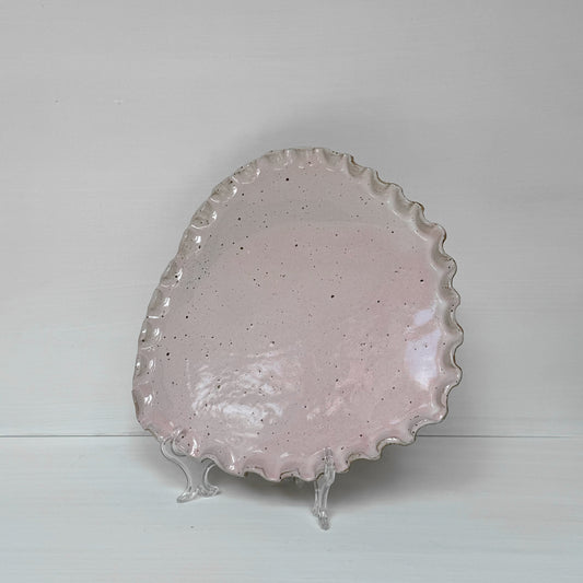 Scallop Platter (Pale Pink)