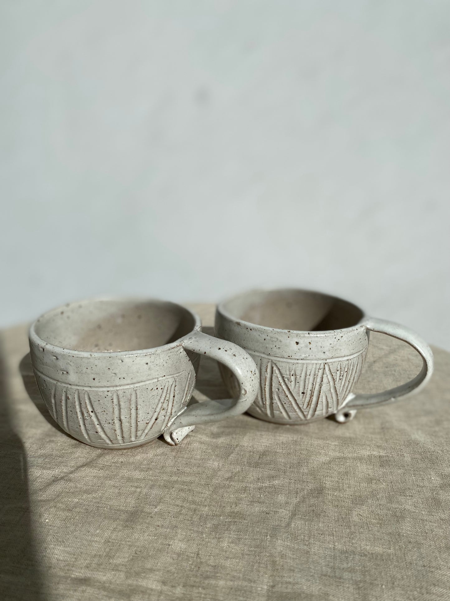 Mugs - Hand Carved
