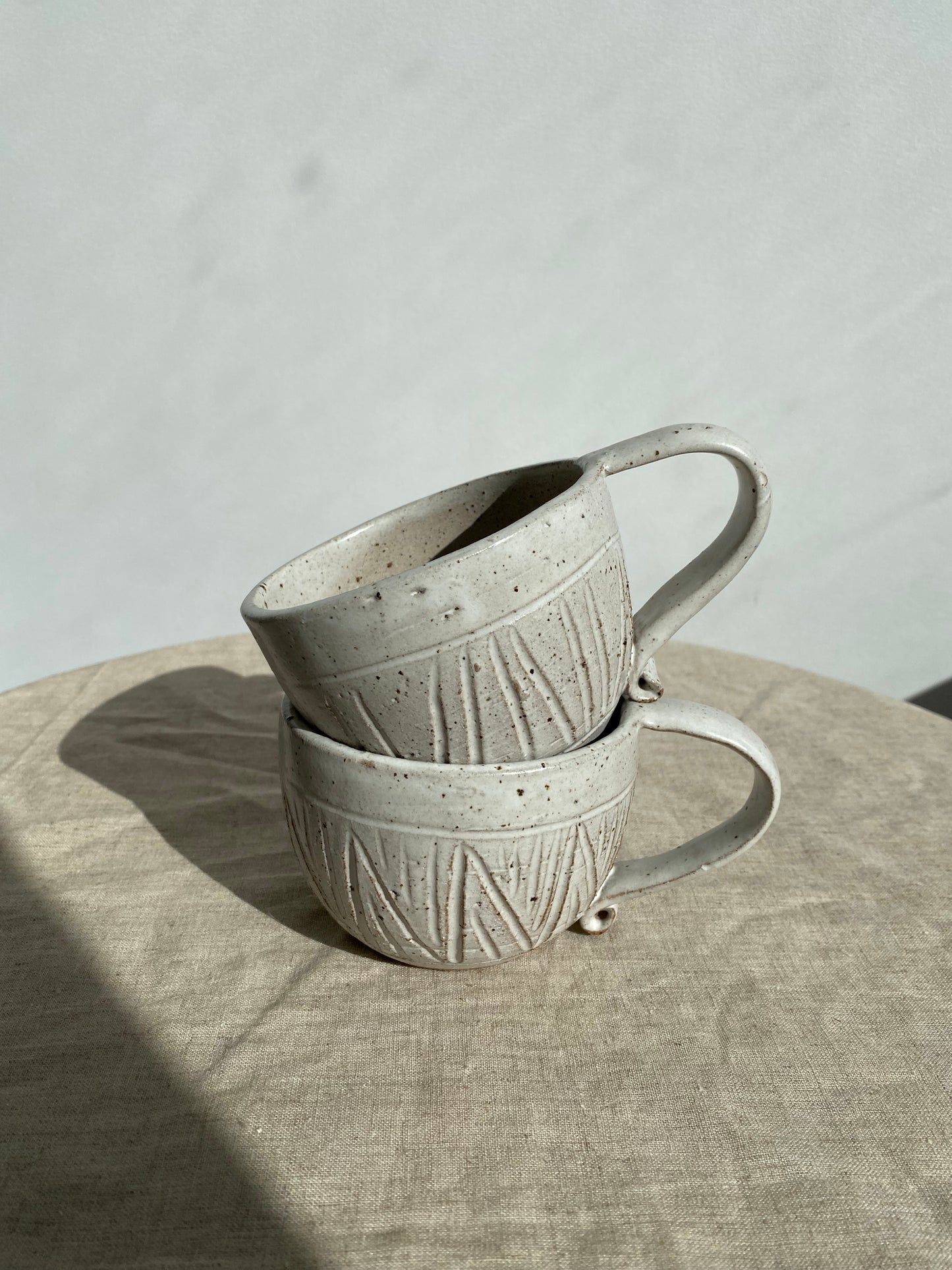 Mugs - Hand Carved